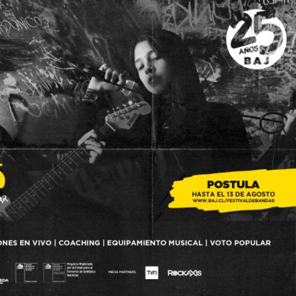¡Participa en el Festival nacional de bandas jóvenes!