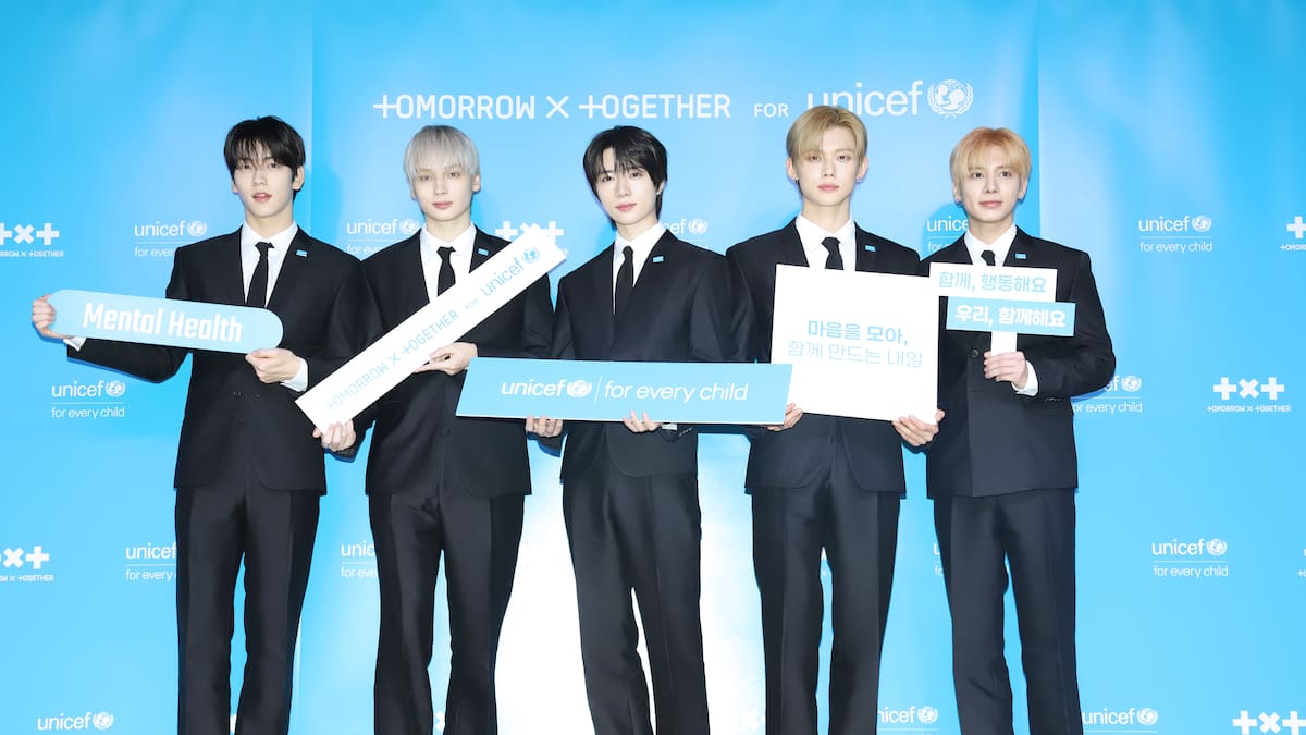 Más allá del k-pop: TXT lanza campaña mundial por la salud mental juvenil junto a UNICEF