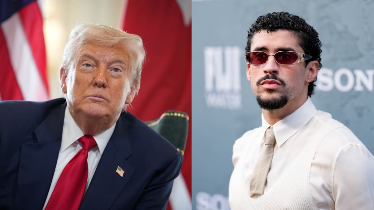 "Nunca he oído hablar de él": Donald Trump se refiere a Bad Bunny en el Halftime Show del Super Bowl 2026