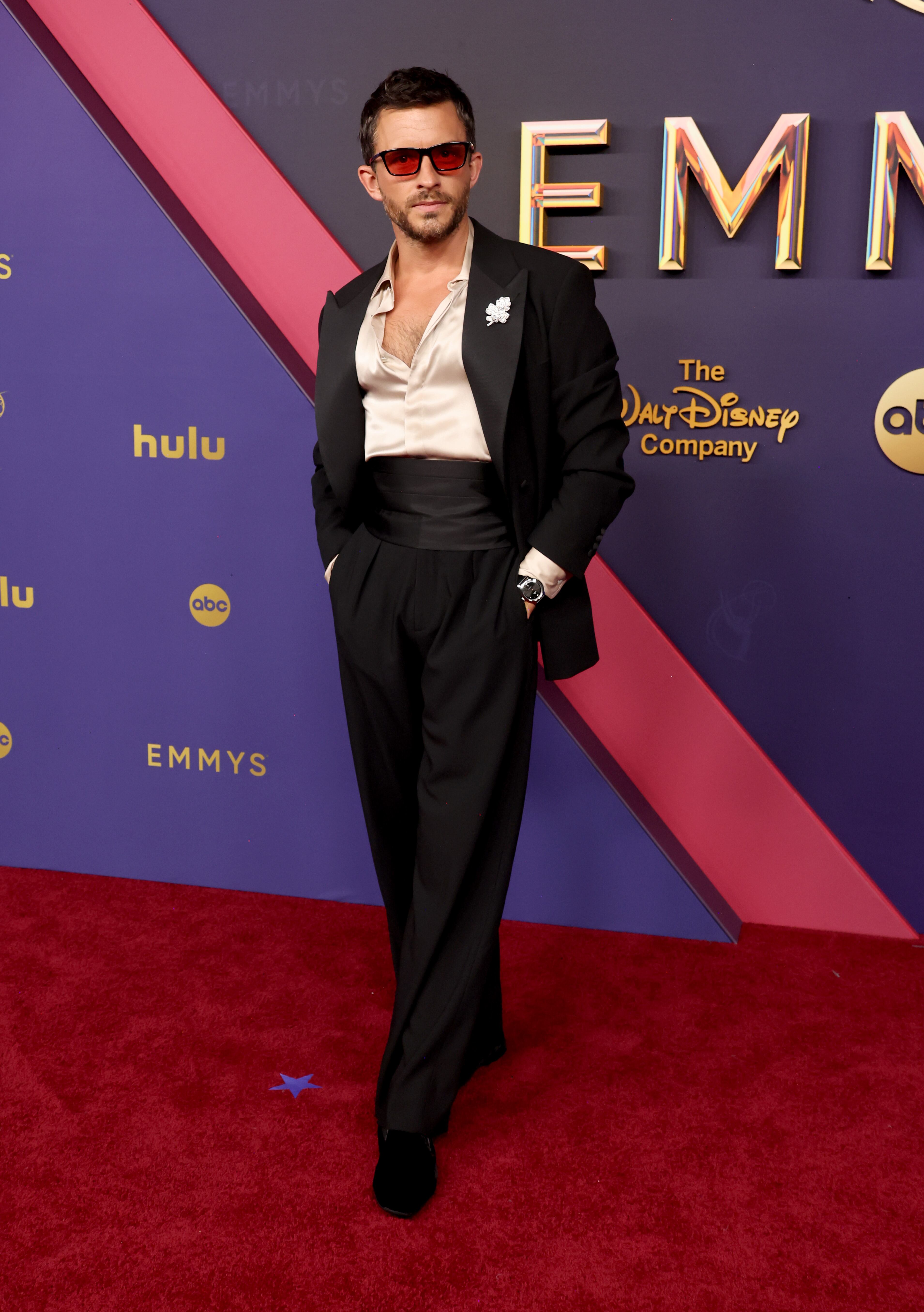 LOS ANGELES, CALIFORNIA - SEPTEMBER 15: Jonathan Bailey attends the 76th Primetime Emmy Awards at Peacock Theater on September 15, 2024 in Los Angeles, California. (Photo by Amy Sussman/Getty Images)