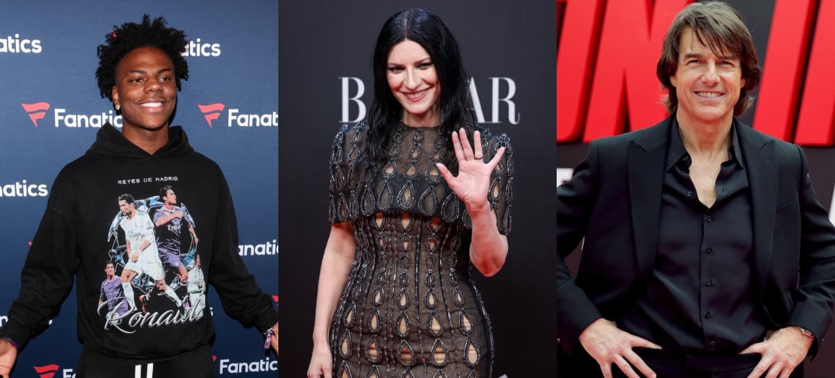 CL - IShowSpeed, Laura Pausini y Tom Cruise