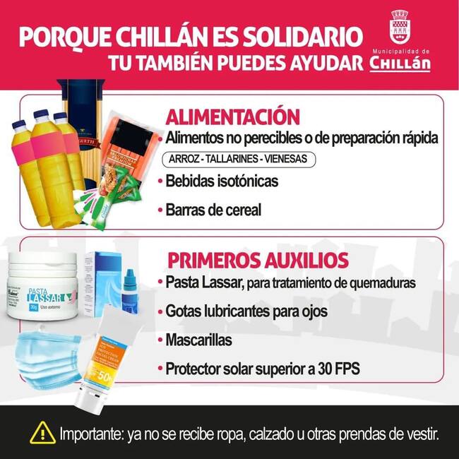 Fuente: @municipalidadchillan