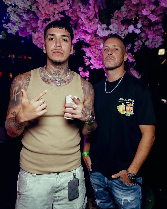 Young Cister y Francisco Allendes (Instagram @allendes)