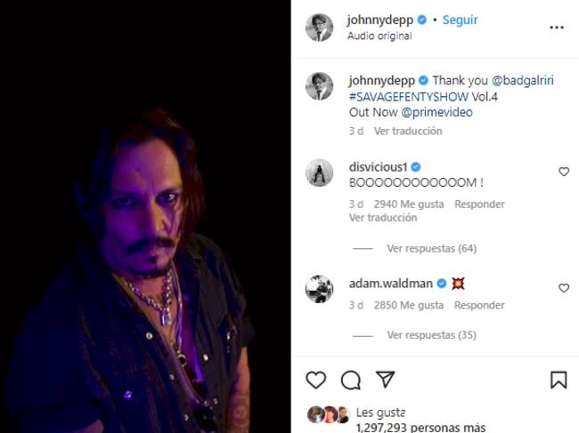 Captura @johnnydepp