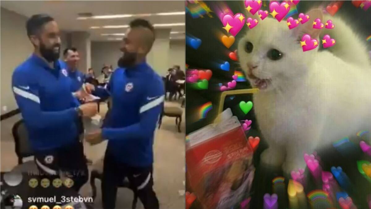 ¡Ay, mi corazón! Claudio Bravo y Arturo Vidal emocionaron con un reconciliador abrazo