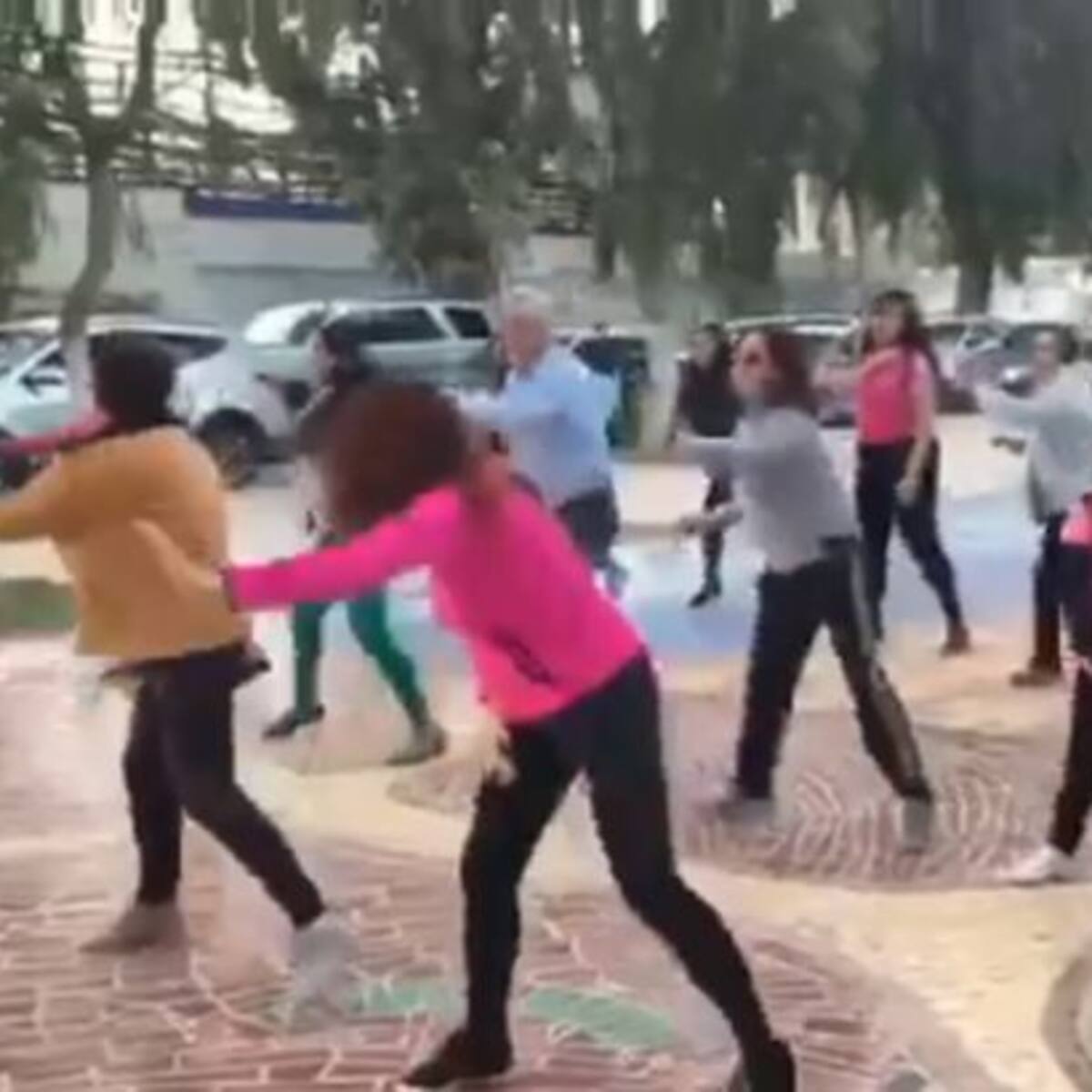 Ver a Piñera bailando Zumba te arreglará el día