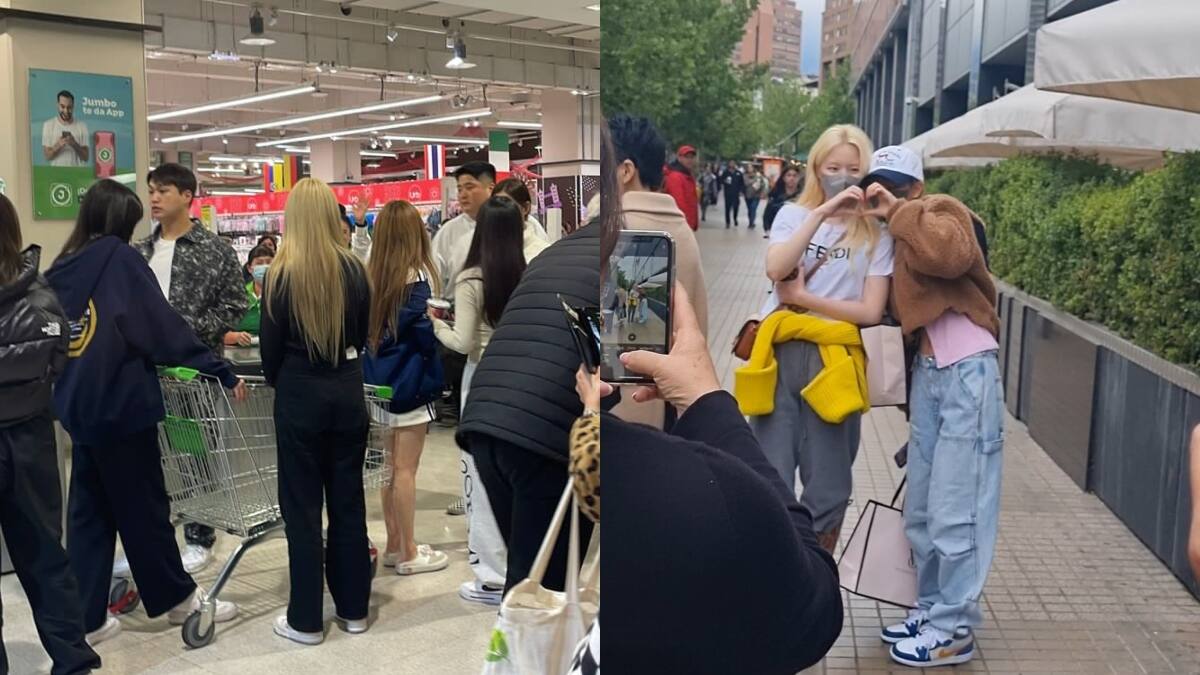 Artistas del Music Bank Chile sorprenden paseando por centro comercial de Santiago