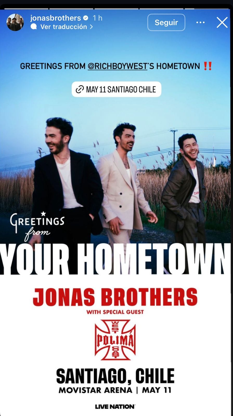 CL - Jonas Brothers Polimá