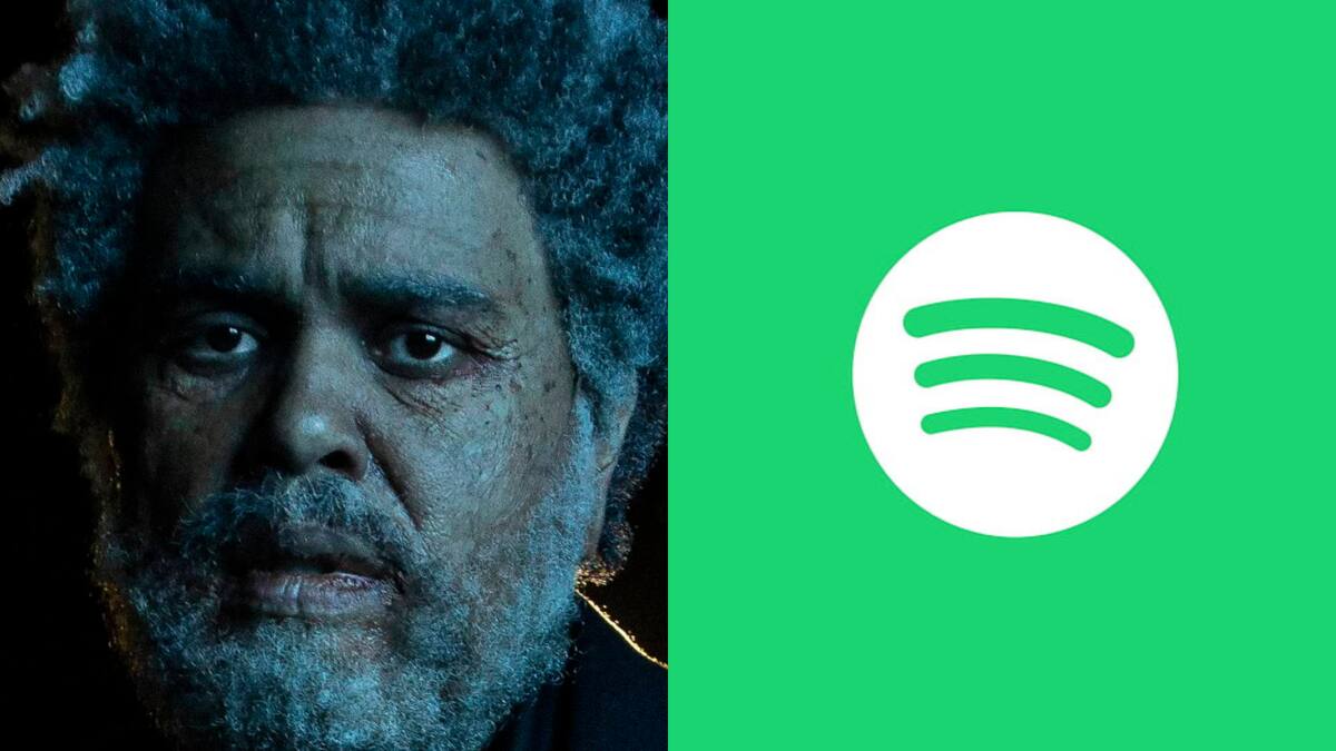 ¡Grande! The Weeknd se coronó como el artista más escuchado en Spotify