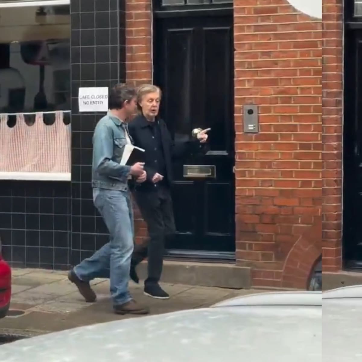 ¿Dando consejos?: Captan a Paul Mescal y Paul McCartney caminando por Londres