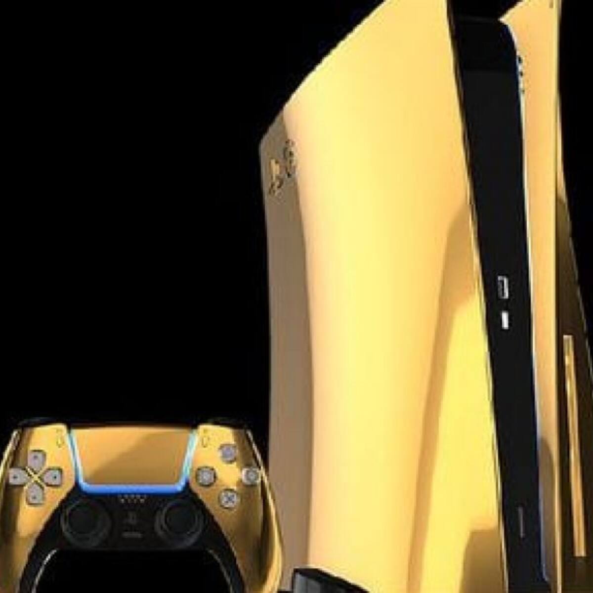 Tienda británica anunció edición limitada de PS5 bañada en oro