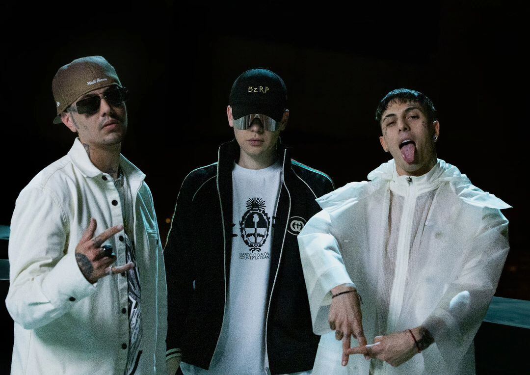 Duki, Bizarrap y KHEA (Instagram @duki</a>)