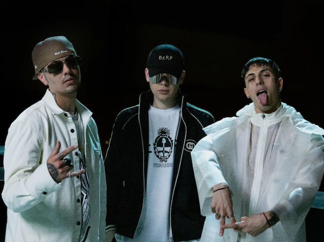 Duki, Bizarrap y KHEA (Instagram @duki</a>)