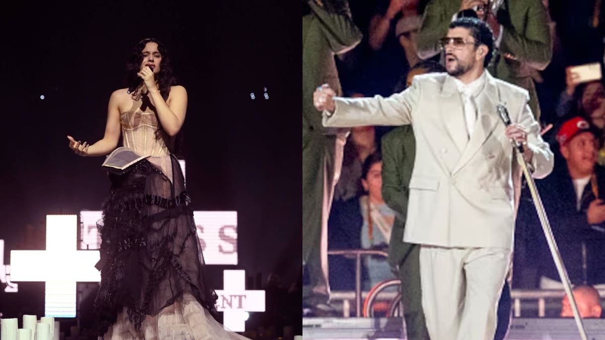 Desde Las Vegas y Londres: Rosalía y Bad Bunny envían mensajes de apoyo a Venezuela en sus conciertos
