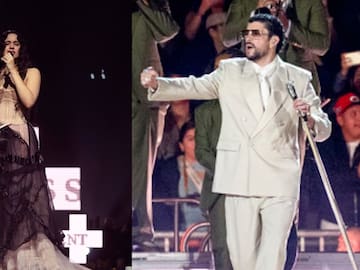 Desde Las Vegas y Londres: Rosalía y Bad Bunny envían mensajes de apoyo a Venezuela en sus conciertos