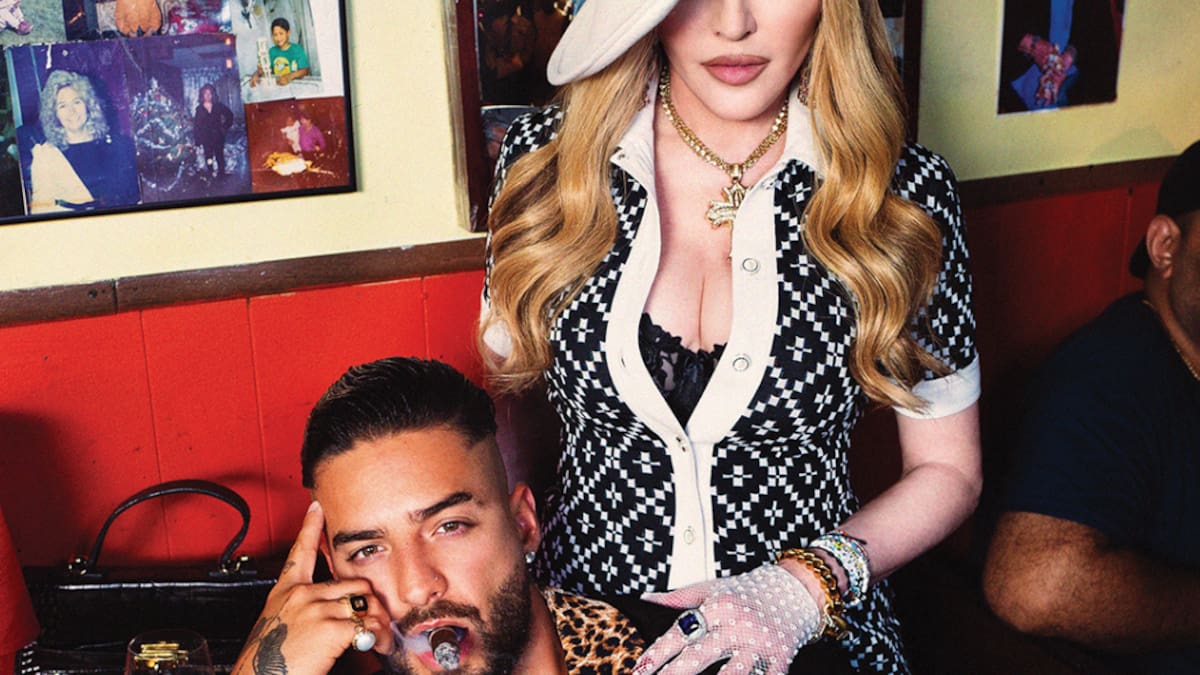 Tequila, expreso y habanos: La candente conversación de Madonna y Maluma