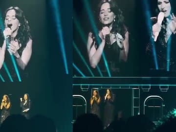 "¡Víveme sin miedo ahora!": Camila Cabello sorprende en concierto de mítica cantante italiana