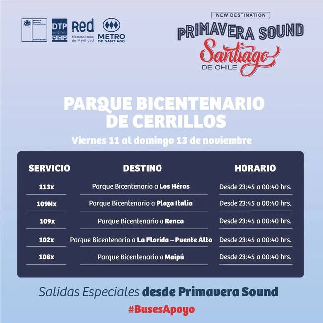Instagram @primaverasound_santiagodechile