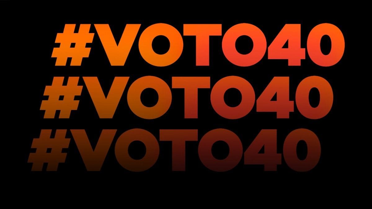 Vuelve #Voto40, candidatos a través de la música