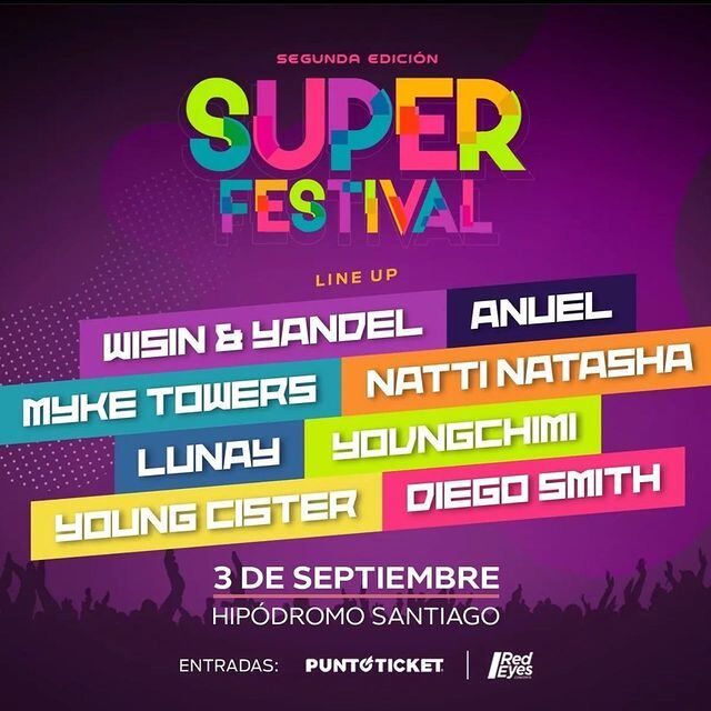 Fuente: Instagram @superfestchile
