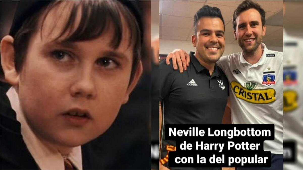 Colo-Colo llega a Hogwarts: Neville de «Harry Potter» posa con la camiseta del equipo nacional
