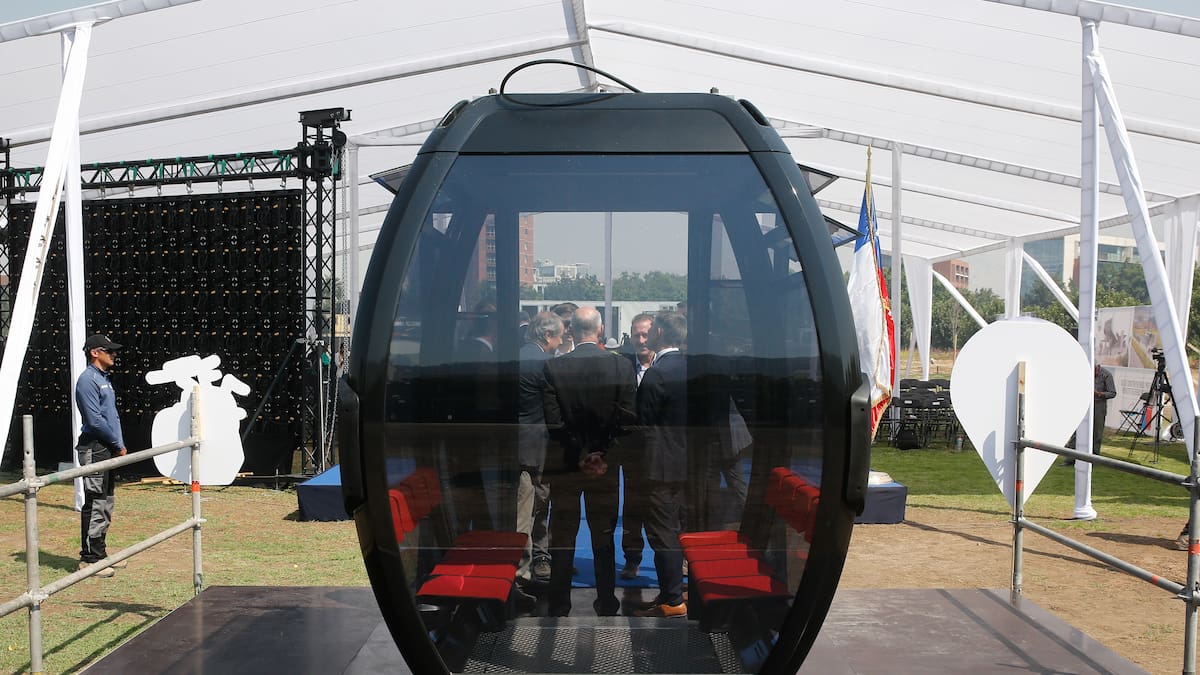 El megaproyecto que cambiará los traslados en Santiago ya toma forma: así serán las cabinas del Teleférico Bicentenario