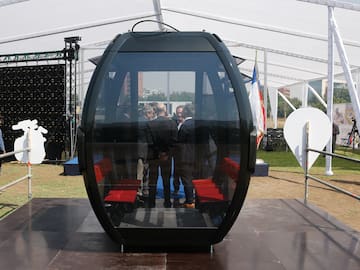 El megaproyecto que cambiará los traslados en Santiago ya toma forma: así serán las cabinas del Teleférico Bicentenario