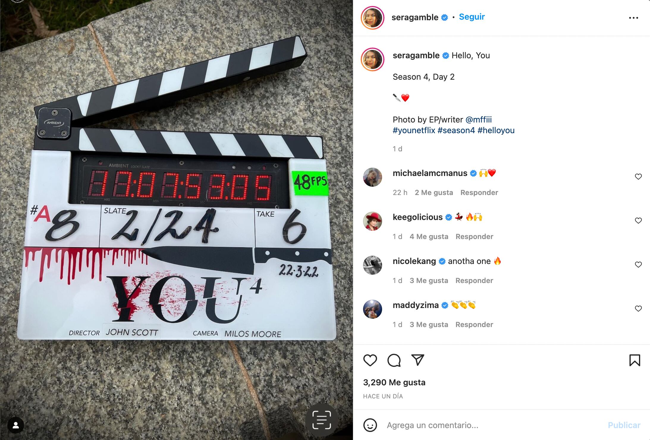 Captura Instagram @seragamble