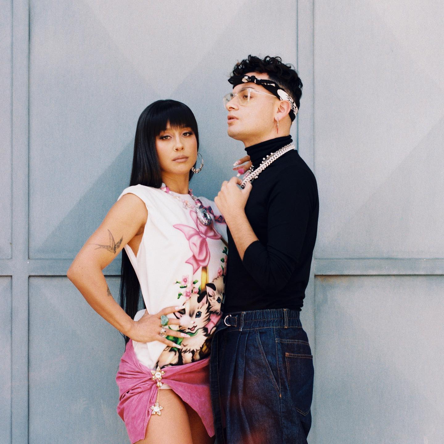 Denise Rosenthal y Adione (Instagram @deniserosenthal</a>/@adionemusic</a>)