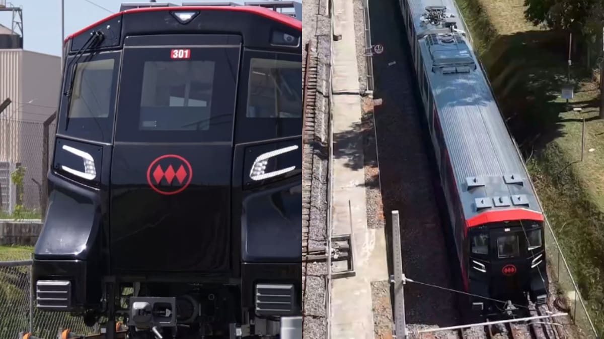 Comienzan las primeras pruebas de la futura Línea 7 de Metro de Santiago: así lucirán sus nuevos trenes