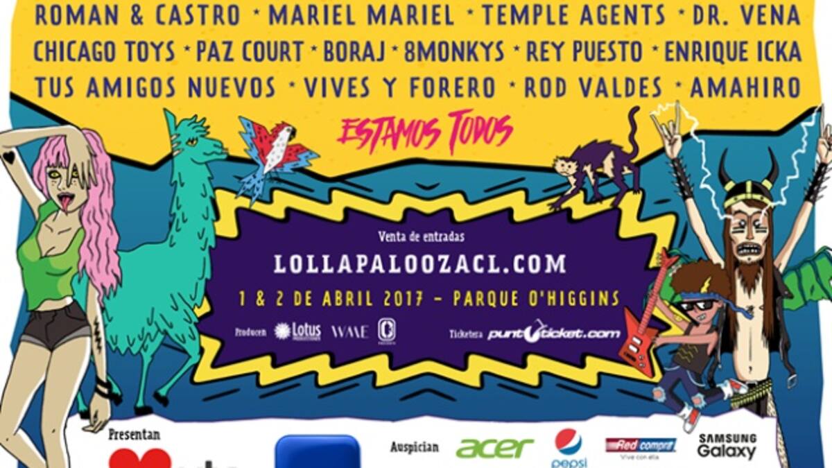 Revisa aquí el Line Up del Lollapalooza 2017