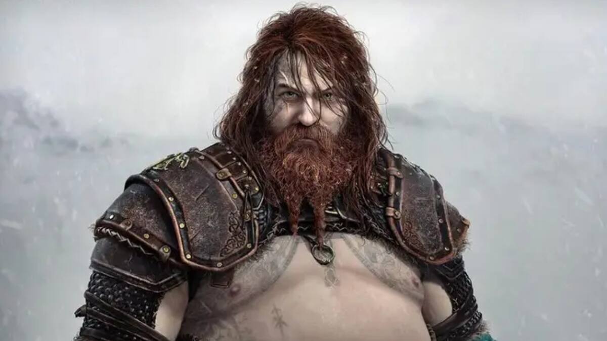 Liberan diseño de Thor en «God of War: Ragnarok» y en redes se arma todo un debate respecto a su aspecto