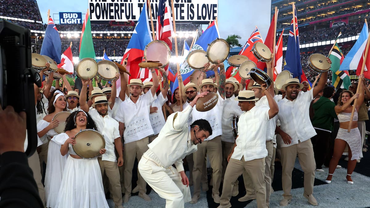 Así fue la presencia de Chile durante la presentación de Bad Bunny en el Super Bowl 2026
