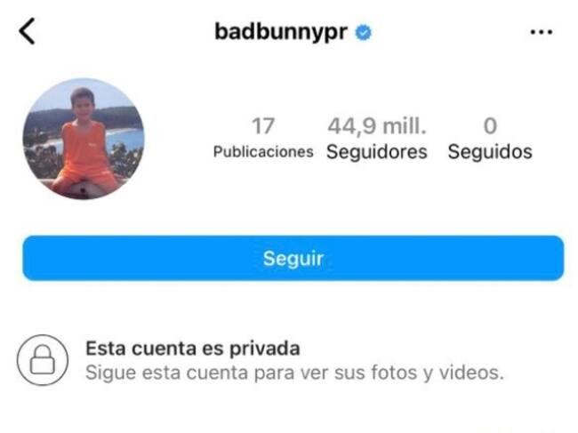 Captura Instagram @badbunnypr