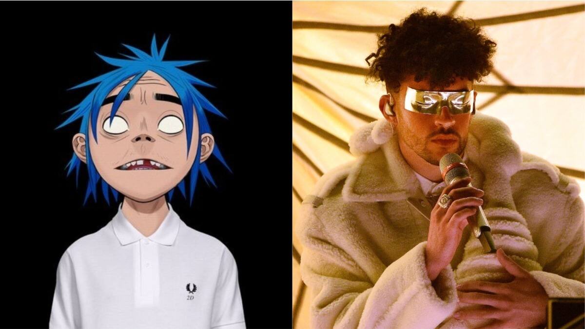 Damon Albarn confirma colaboración entre Gorillaz y Bad Bunny