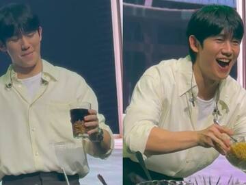 Jung Hae In prepara mote con huesillos durante su paso por Chile 2025