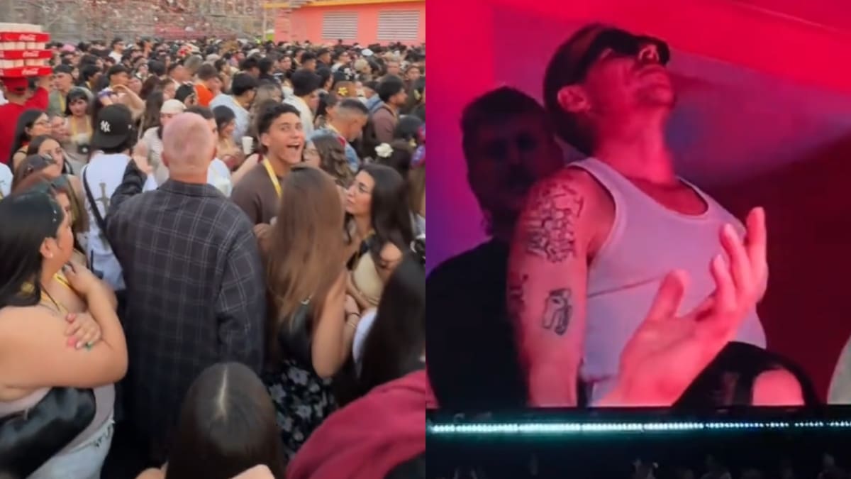 ¡No lo reconocieron!: Diplo pasó inadvertido camino a "La Casita" en el show de Bad Bunny en Chile