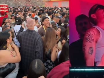 ¡No lo reconocieron!: Diplo pasó inadvertido camino a "La Casita" en el show de Bad Bunny en Chile