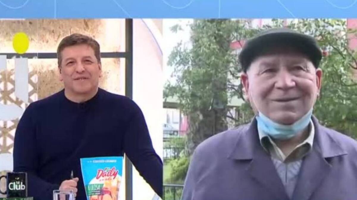 Así fue el lindo reencuentro entre Julio César Rodríguez y el “Tío” de su ex colegio