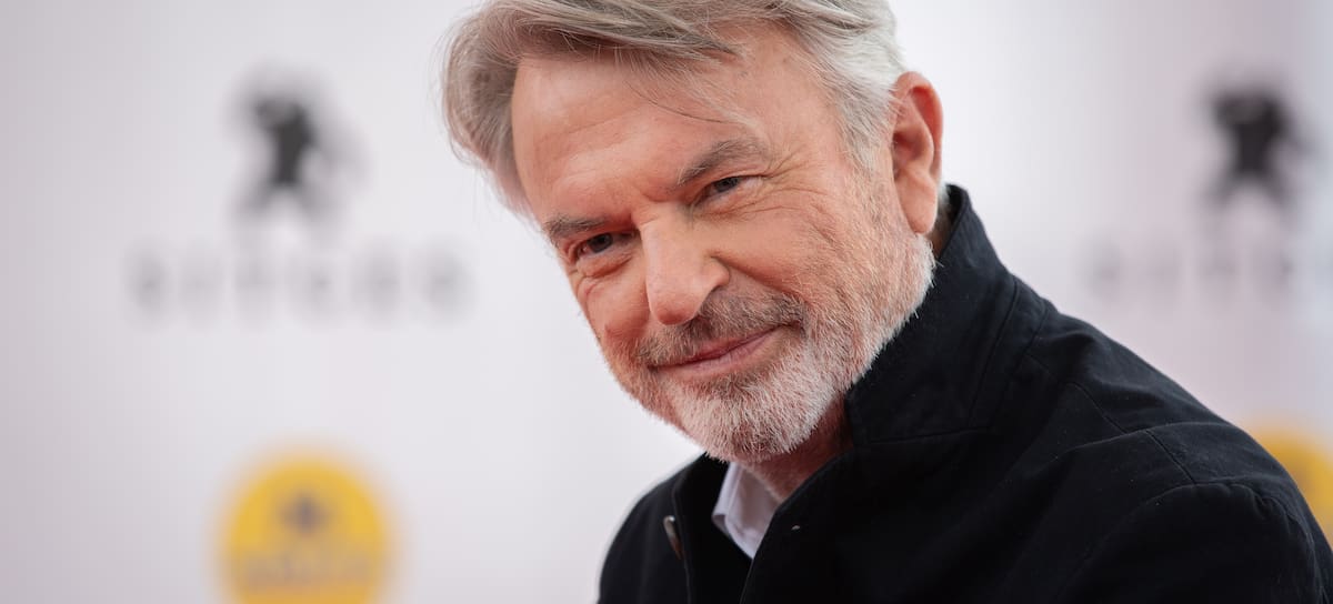 SITGES, SPAIN - OCTOBER 11: The actor Sam Neill, who is celebrated for his career at the Sitges Film Festival 2019, gives a press conference during the ninth day of the 52 Fantastic Film Festival Edition on October 11, 2019 in Sitges, Spain. (Photo by David Zorrakino/Europa Press via Getty Images)