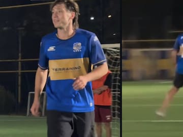 Con la camiseta de Everton: Paulo Londra se luce jugando fútbol en la previa de su show en el Festival de Viña 2026