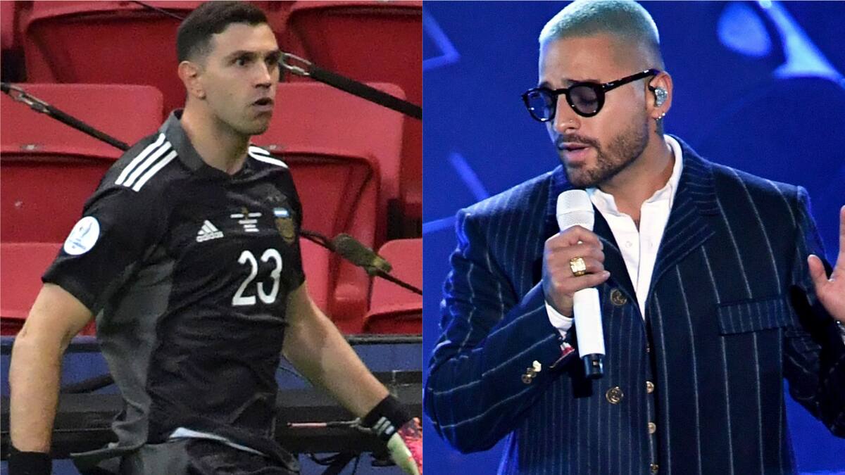 Maluma tildó de «sexista» a Dibu Martínez por gestos contra Colombia: ¡Y así reaccionaron en RRSS!
