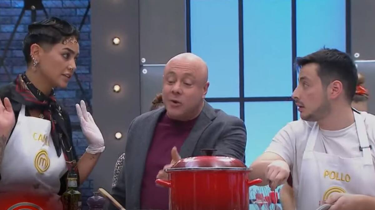 ¿Se viene conflicto? Adelanto de «MasterChef Celebrity» muestra roce entre Pollo Castillo y Camila Recabarren