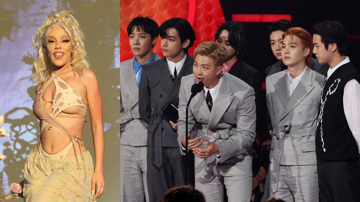 American Music Awards 2021: BTS y Doja Cat fueron los grandes ganadores