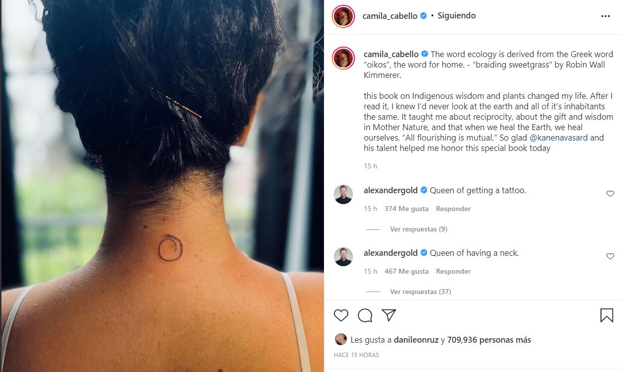 Camila Cabello Tatuajes