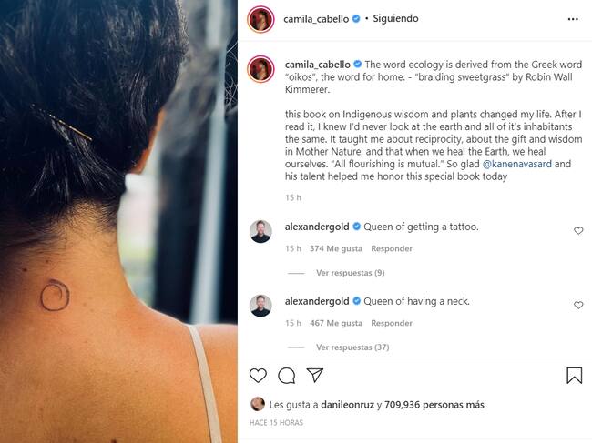 Camila Cabello Tatuajes