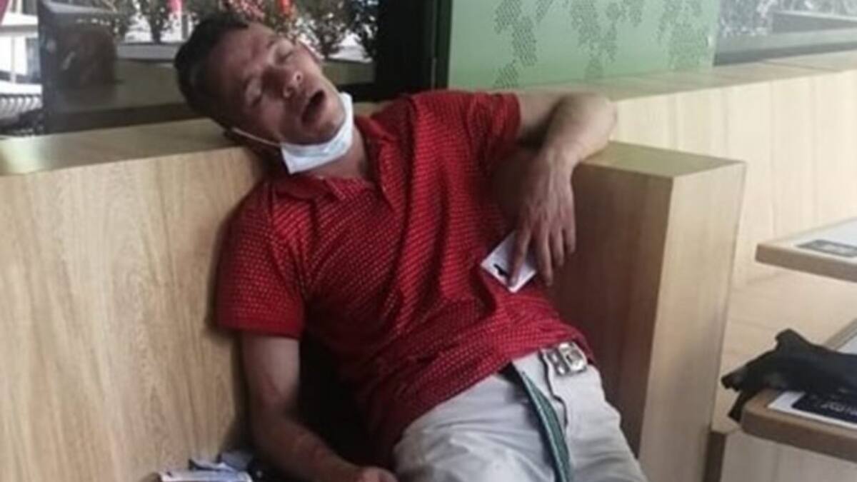 ¡Se cansó de robar! Ladrón es detenido tras quedarse dormido durante el hurto