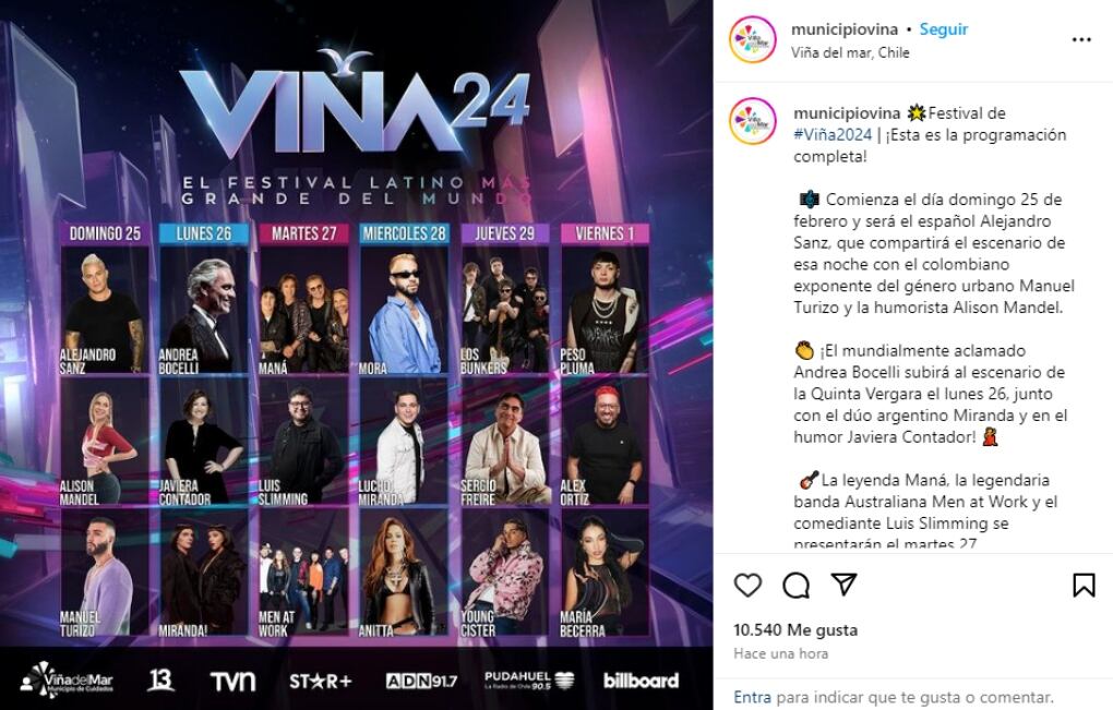 Captura @municipiovina