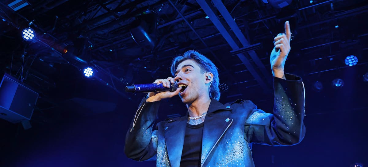MEXICO CITY, MEXICO - MARCH 25: Singer Luck Ra performs during a concert at Luanrio del Auditorio Nacional on March 25, 2026 in Mexico City, Mexico. (Photo by Medios y Media/Getty Images)