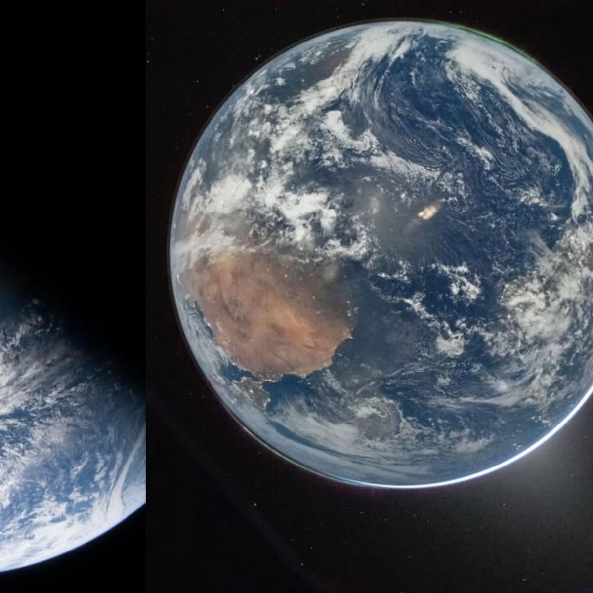 Desde auroras boreales hasta el planeta de noche: NASA libera fotos de la Tierra tomadas desde la misión Artemis II